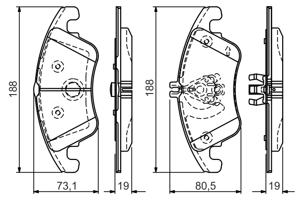 BOSCH 0 986 TB3 152 Brake...