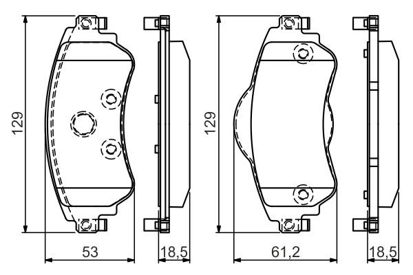 BOSCH 0 986 TB3 153 Brake...