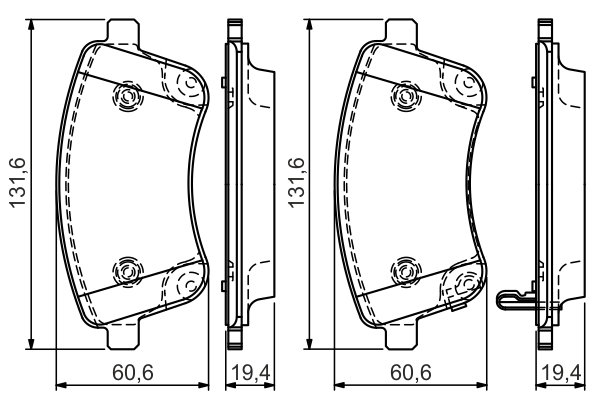 BOSCH 0 986 TB3 156 Brake...