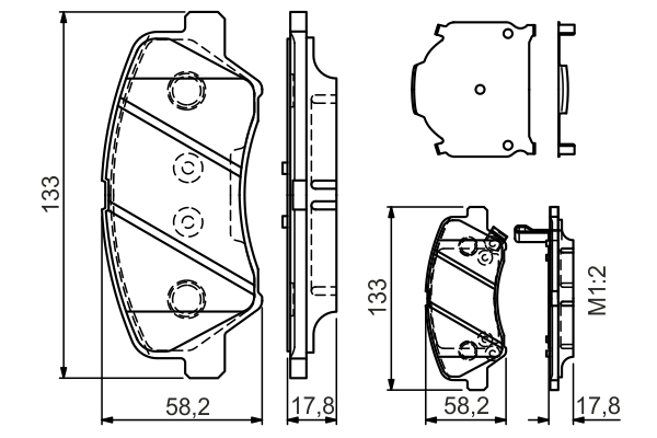 BOSCH 0 986 TB3 160 Brake...