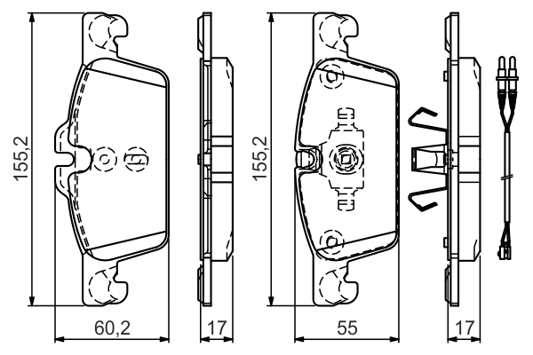 BOSCH 0 986 TB3 161 Brake...