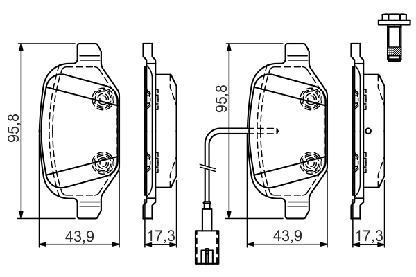 BOSCH 0 986 TB3 162 Brake...