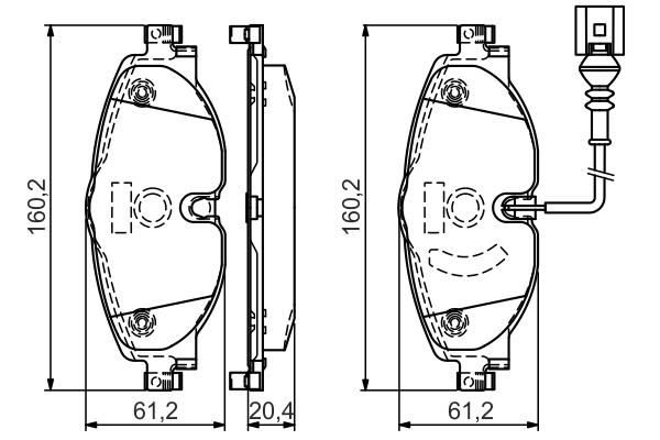 BOSCH 0 986 TB3 166 Brake...