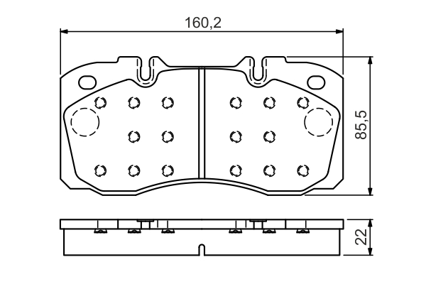 BOSCH 0 986 TB3 167 Brake...