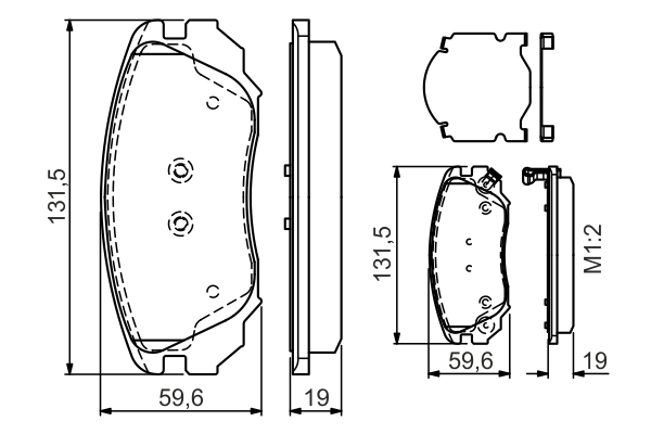 BOSCH 0 986 TB3 168 Brake...