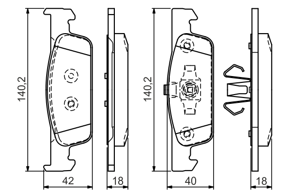 BOSCH 0 986 TB3 172 Brake...