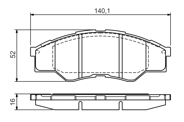 BOSCH 0 986 TB3 173 Brake...