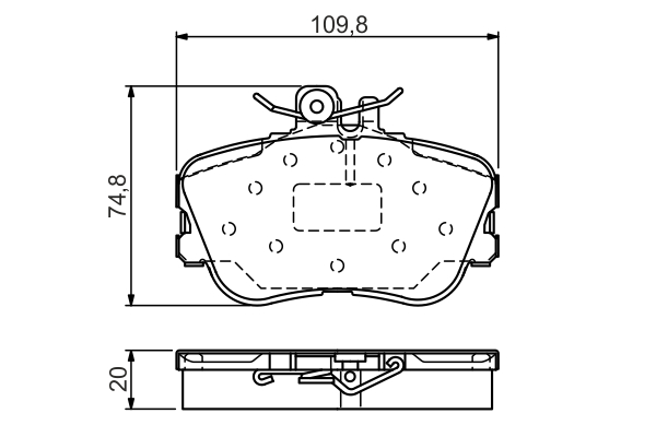 BOSCH 0 986 TB3 174 Brake...