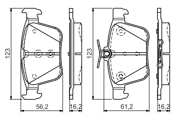 BOSCH 0 986 TB3 176 Brake...