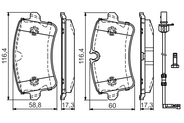 BOSCH 0 986 TB3 177 Brake...