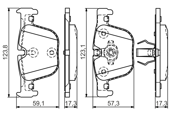 BOSCH 0 986 TB3 182 Brake...