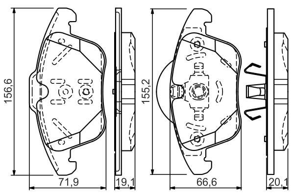 BOSCH 0 986 TB3 184 Brake...