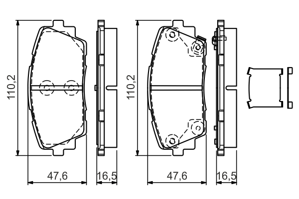 BOSCH 0 986 TB3 187 Brake...