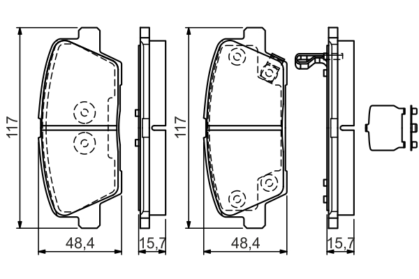 BOSCH 0 986 TB3 189 Brake...