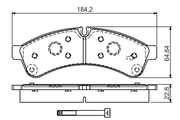 BOSCH 0 986 TB3 191 Brake...