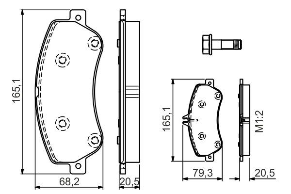 BOSCH 0 986 TB3 193 Brake...