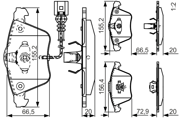 BOSCH 0 986 TB3 196 Brake...