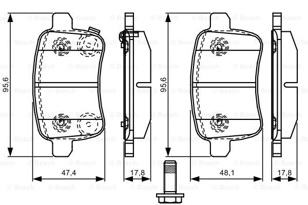 BOSCH 0 986 TB3 200 Brake...