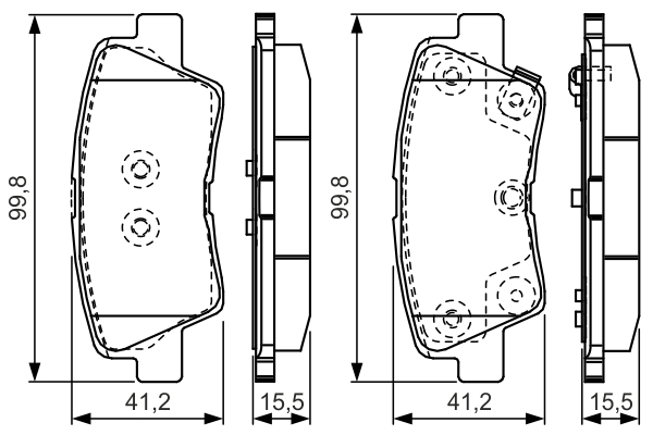 BOSCH 0 986 TB3 203 Brake...