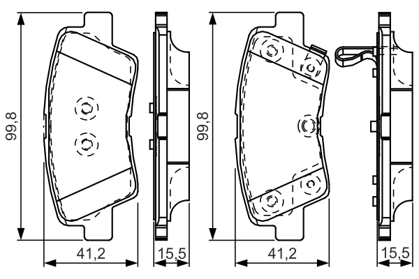 BOSCH 0 986 TB3 204 Brake...