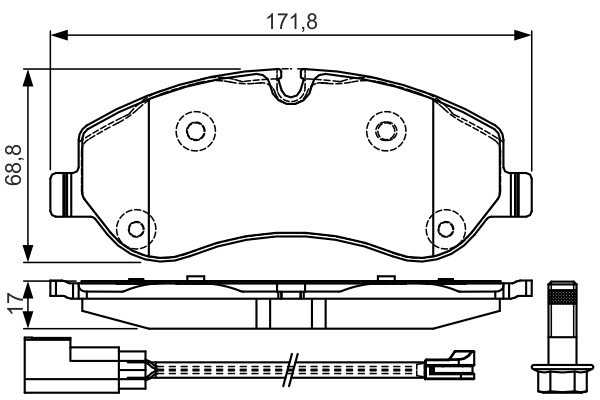 BOSCH 0 986 TB3 205 Brake...