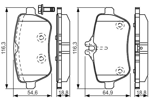 BOSCH 0 986 TB3 208 Brake...