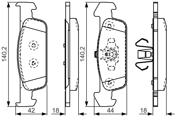 BOSCH 0 986 TB3 209 Brake...