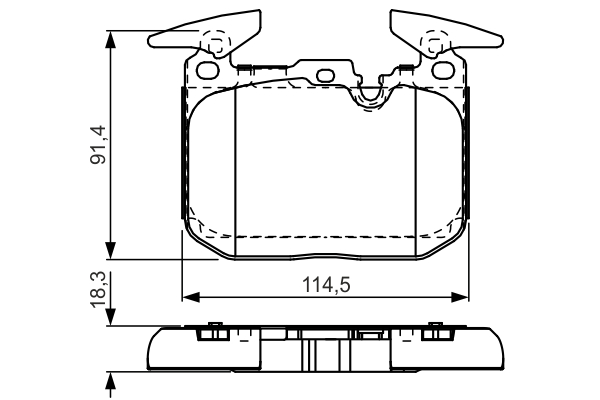 BOSCH 0 986 TB3 211 Brake...