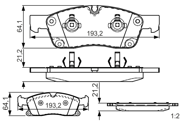 BOSCH 0 986 TB3 215 Brake...