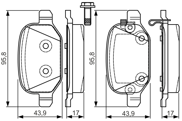 BOSCH 0 986 TB3 216 Brake...