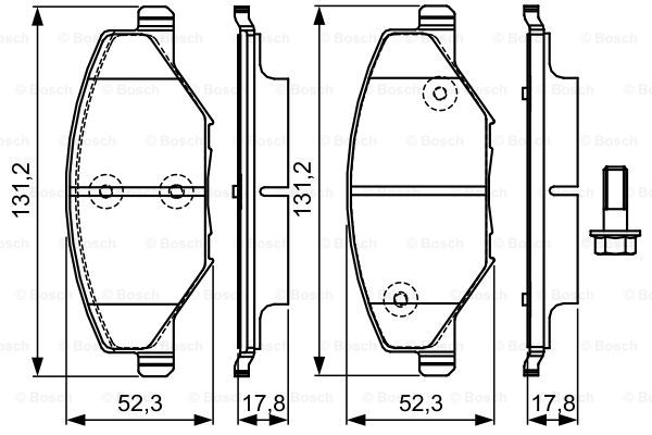 BOSCH 0 986 TB3 220 Brake...