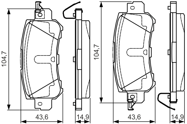 BOSCH 0 986 TB3 223 Brake...