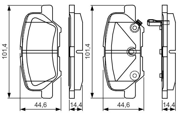 BOSCH 0 986 TB3 224 Brake...