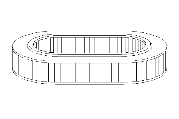 BOSCH 1 457 432 177 Luftfilter