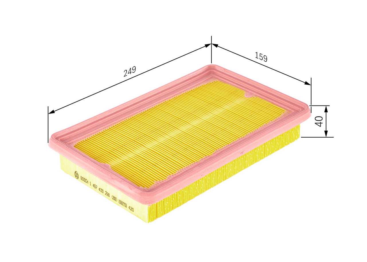 BOSCH 1 457 433 290 Luftfilter