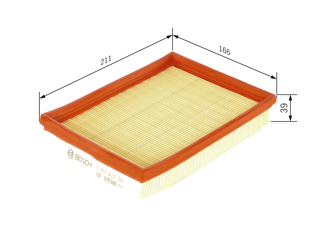 BOSCH 1 457 433 309 Luftfilter