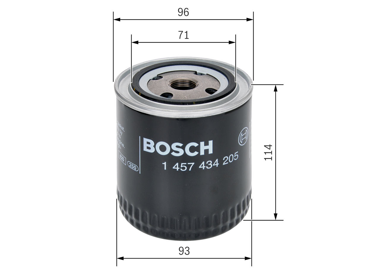 BOSCH 1 457 434 205 Kraftstofffilter