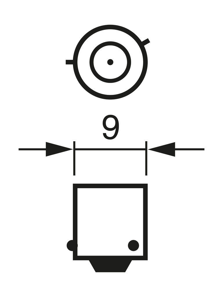 BOSCH 1 987 301 061 Lampadina, Luce di parcheggio/posizione