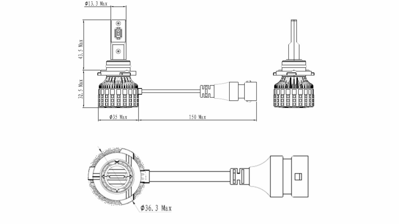 BOSCH 1 987 301 560 LED Gigalight 2.0 Λυχνία, προβολείς