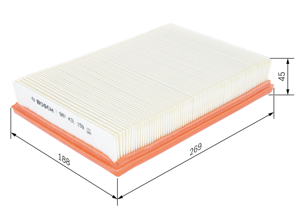 BOSCH 1 987 431 159 Filter, Innenraumluft