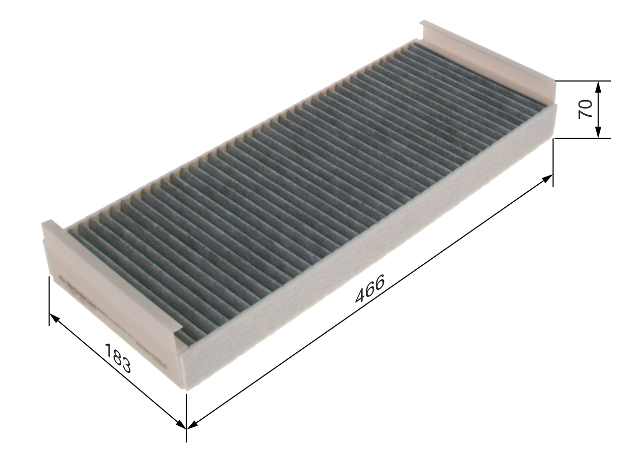 BOSCH 1 987 431 458 Filter, Innenraumluft