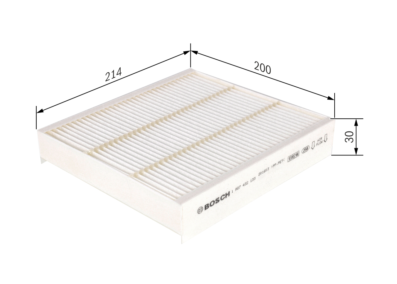 BOSCH 1 987 432 133 Filter, Innenraumluft
