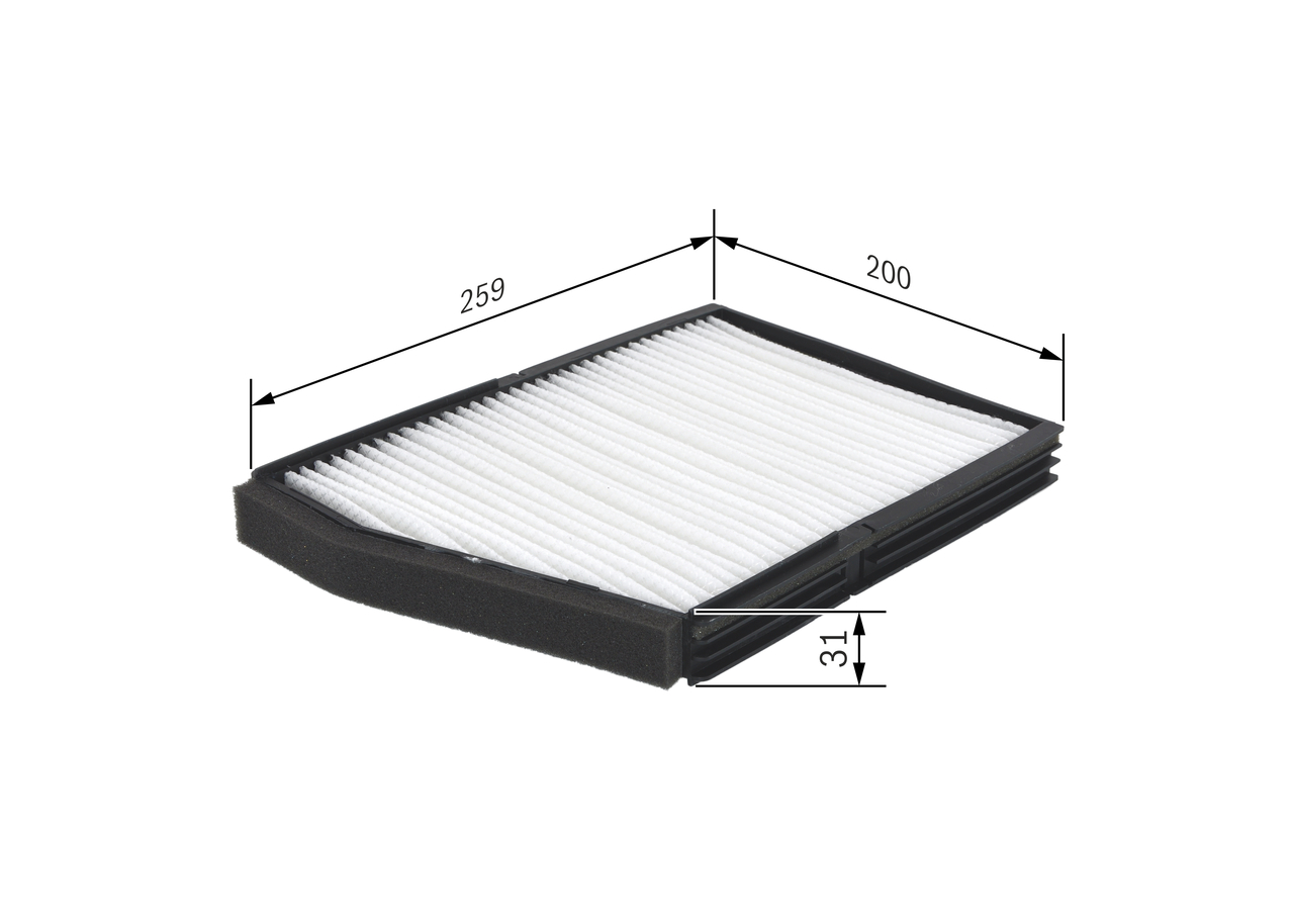 BOSCH 1 987 432 175 Filter, Innenraumluft