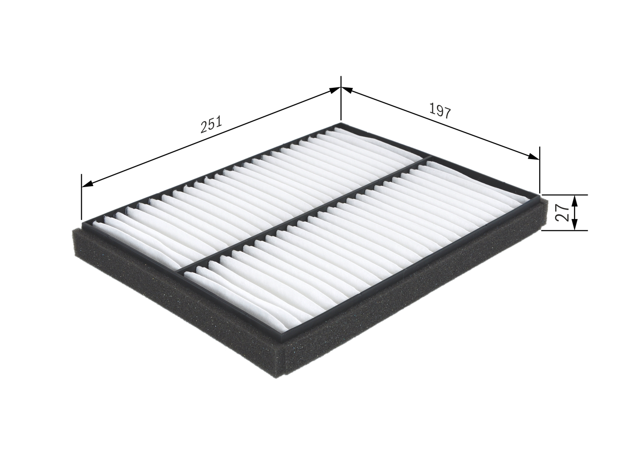 BOSCH 1 987 432 178 Filter, Innenraumluft