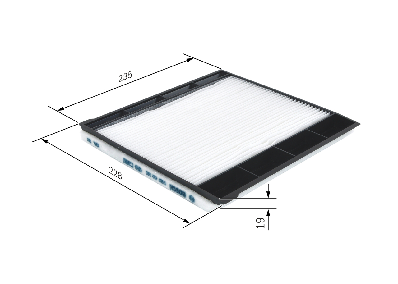BOSCH 1 987 432 226 Filter, Innenraumluft