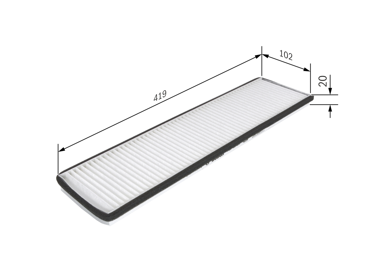 BOSCH 1 987 435 024 Filter, Innenraumluft