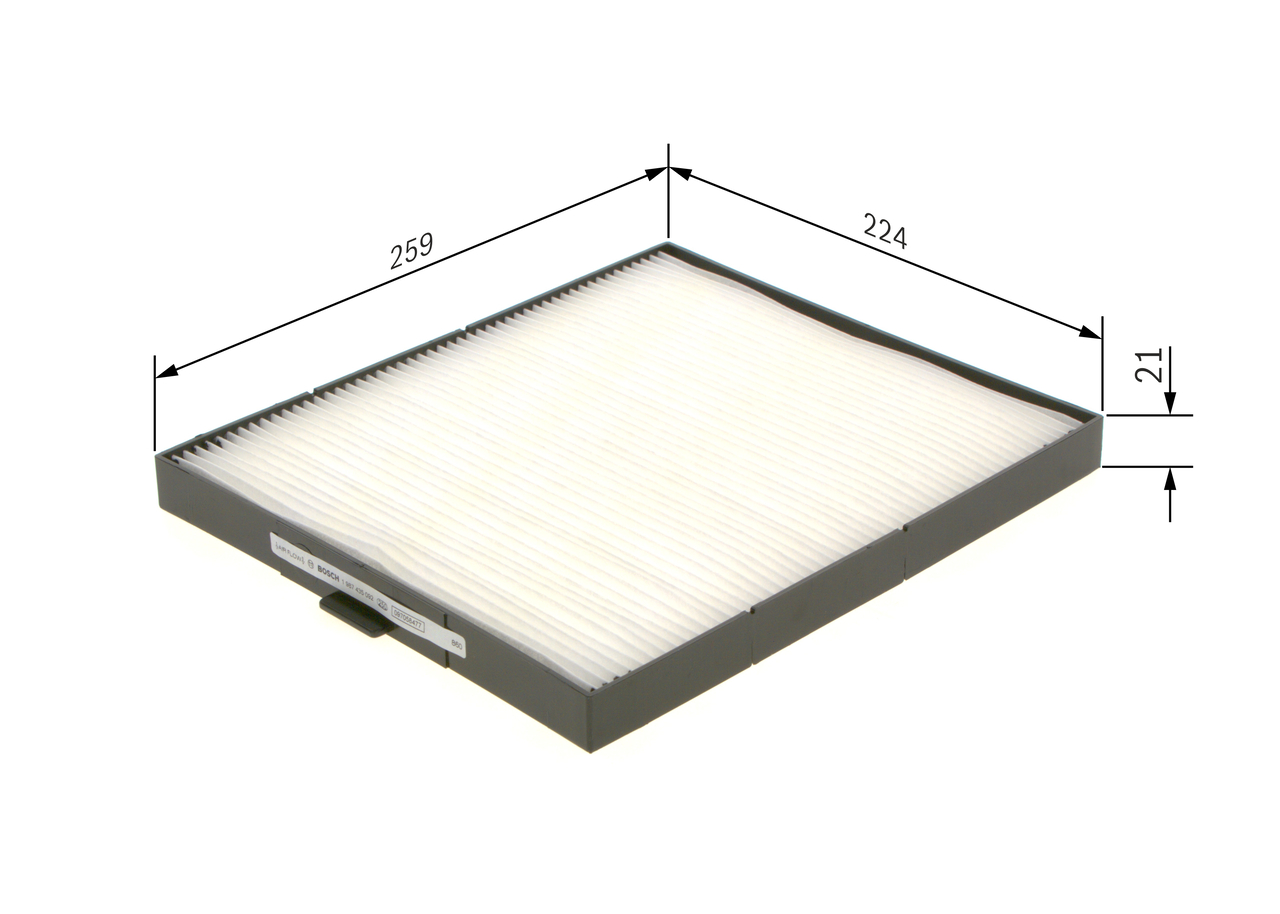 BOSCH 1 987 435 092 Filter, Innenraumluft