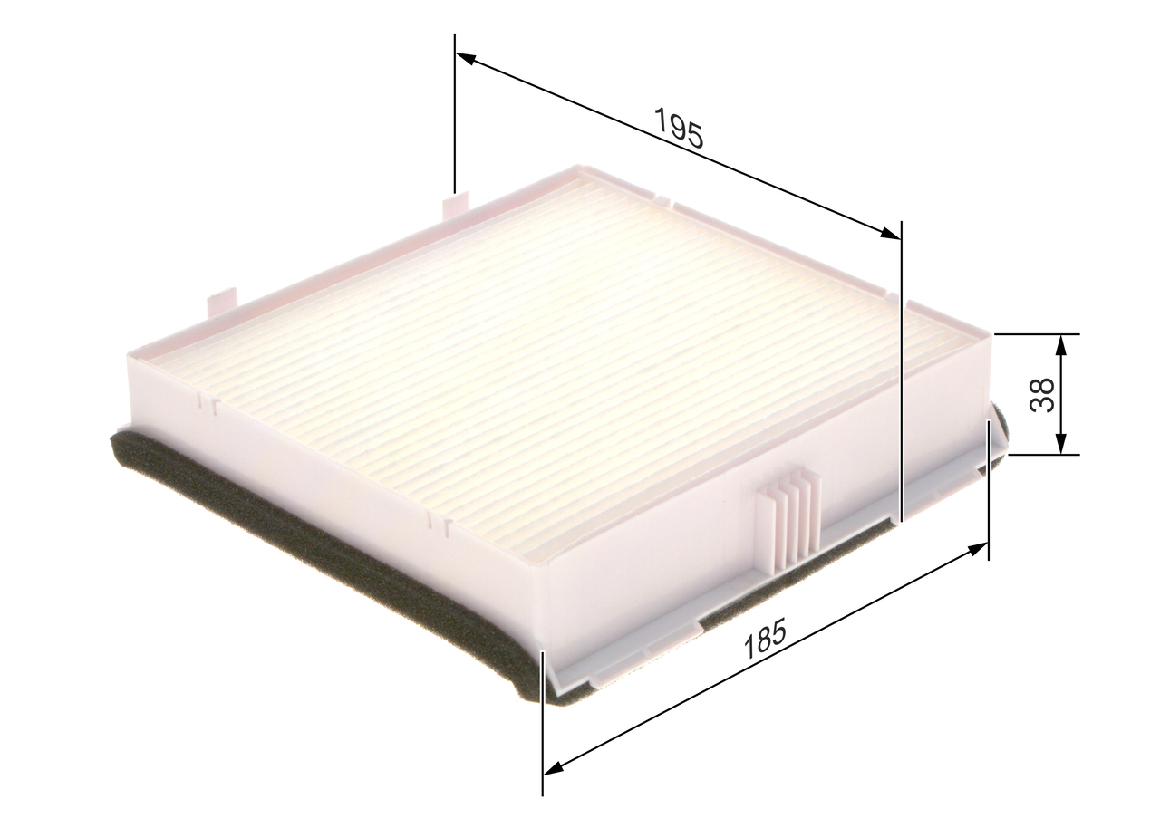 BOSCH 1 987 435 111 Filter, Innenraumluft