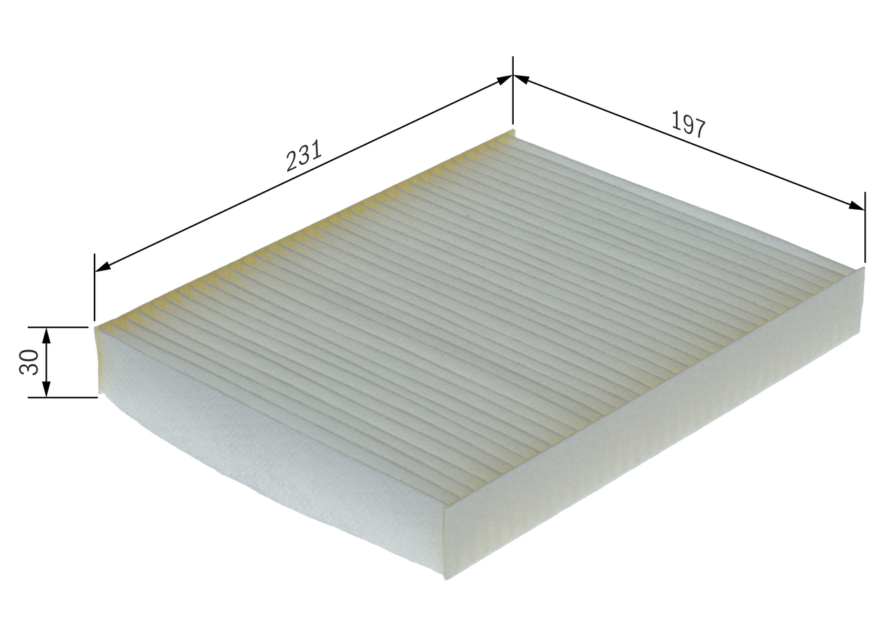 BOSCH 1 987 435 139 Filter, Innenraumluft