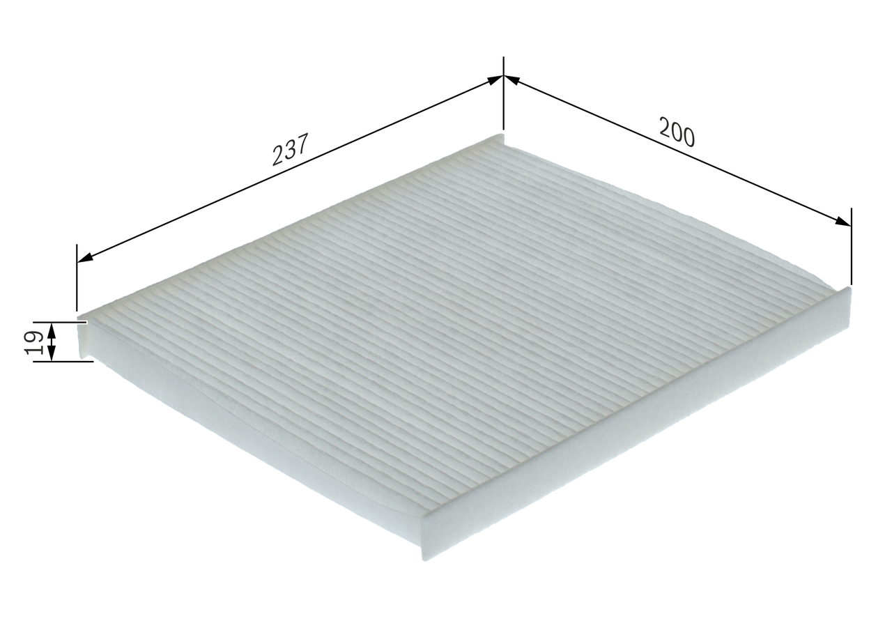BOSCH 1 987 435 151 Filter, Innenraumluft